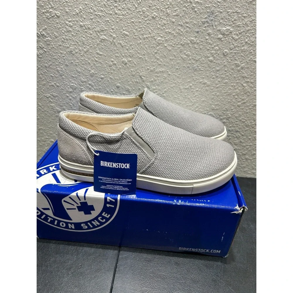 Birkenstock Oswego Textile Suede Whale Gray EU 39 US L8 M6 Unisex